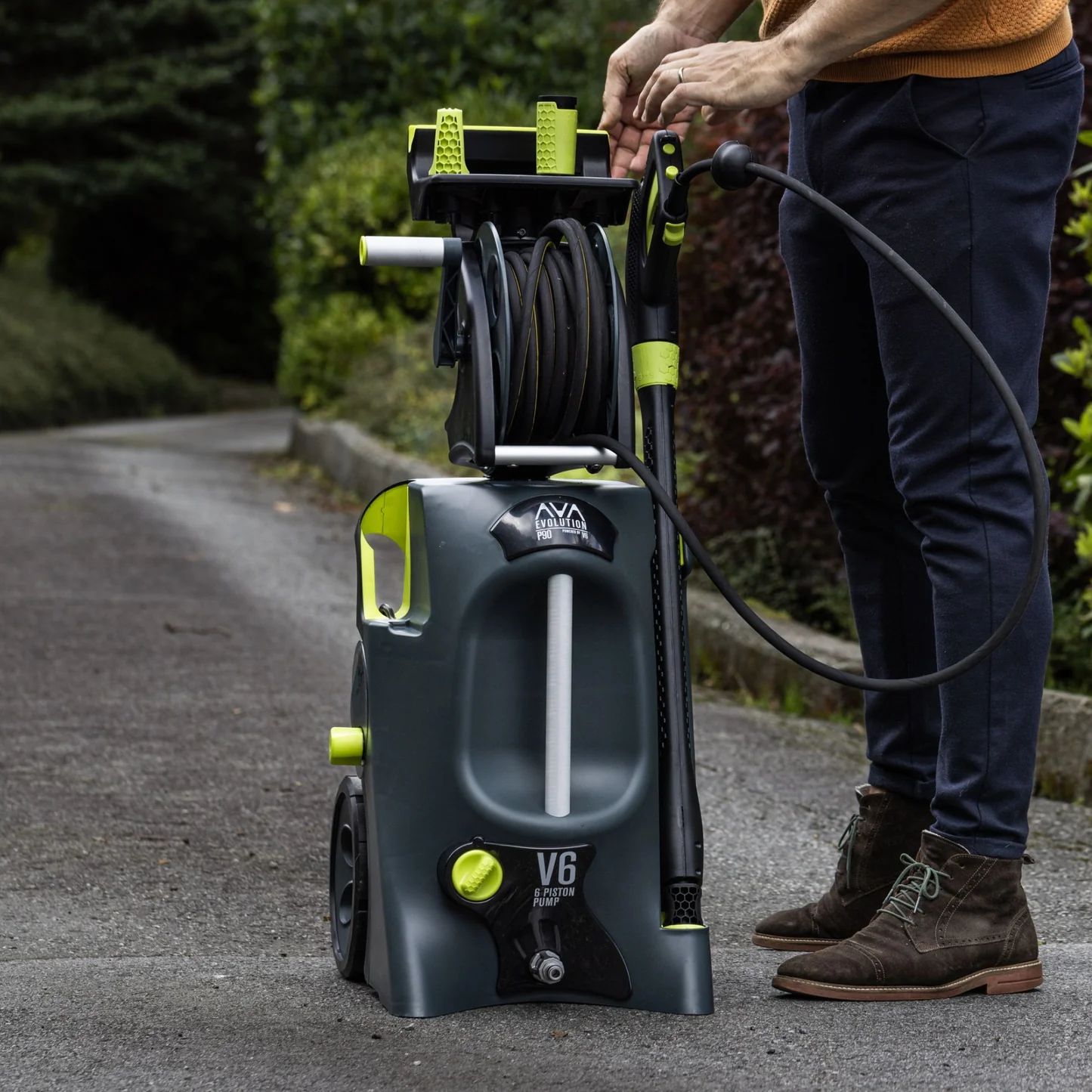 AVA 고압세척기 토출량 730L/h 고압세차기 Evolution P90